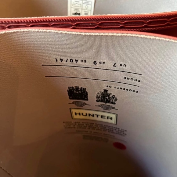 Hunter boots women’s size 9 - Picture 3 of 3